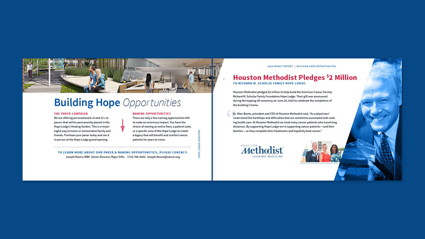 Houston Methodist pledge spread