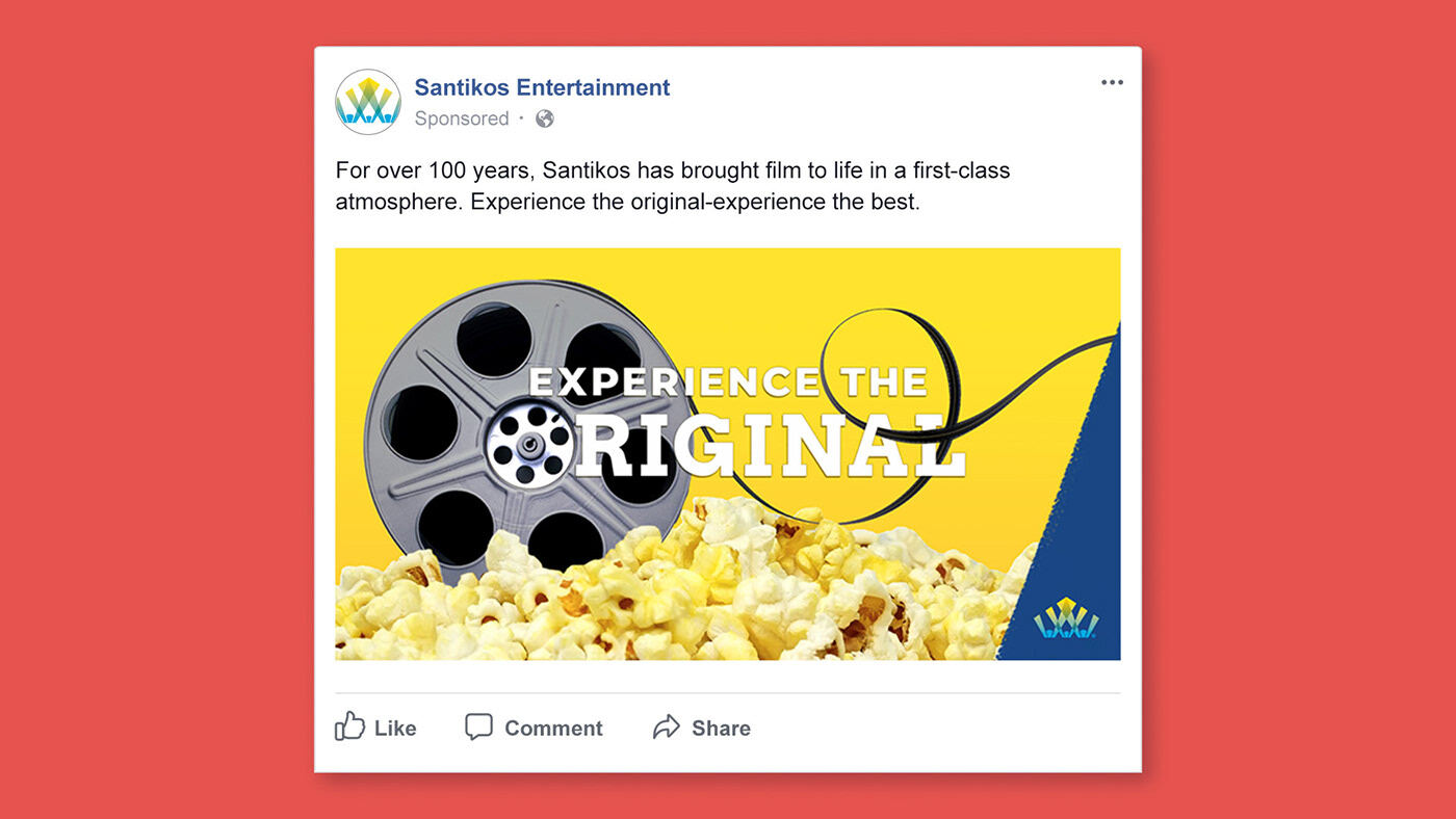 "Experience the Original" social ad