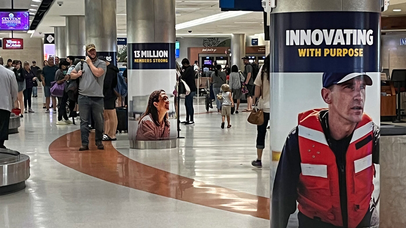 "Innovating with Purpose" column wrap in the terminal